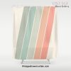 Trippin' - retro 70s socal minimal striped abstract art california surfing vintage Shower Curtain Offical Vintage Shower Curtain Merch