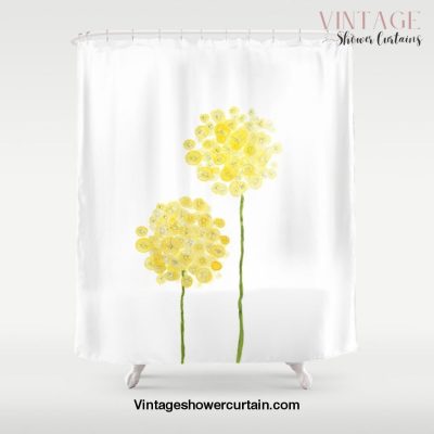 two abstract dandelions watercolor Shower Curtain Offical Vintage Shower Curtain Merch