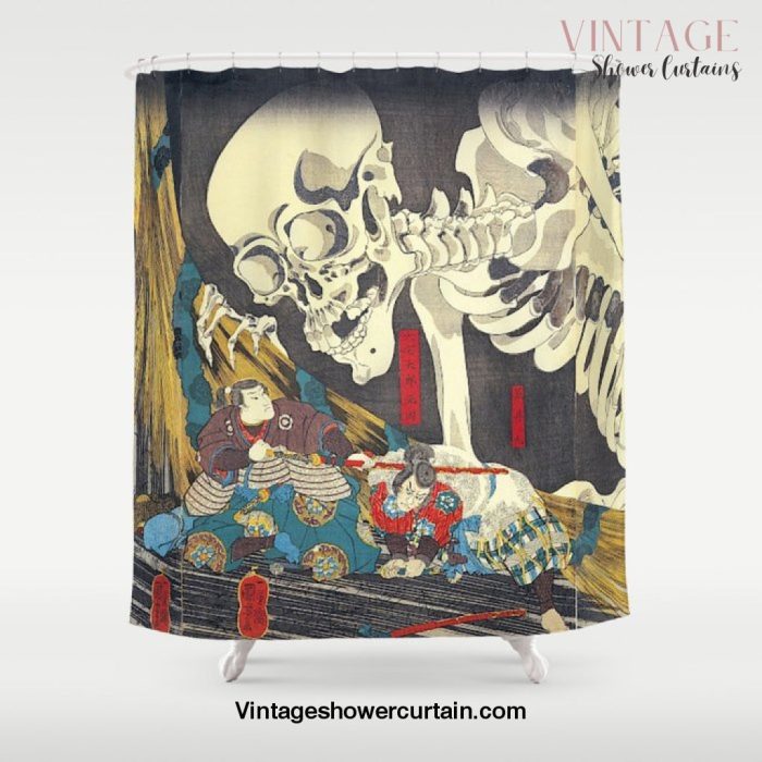 Utagawa Kuniyoshi Takiyasha The Witch Shower Curtain Offical Vintage Shower Curtain Merch