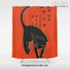 Vintage Art Deco Japanese Black Cat Shower Curtain Offical Vintage Shower Curtain Merch