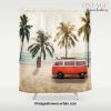 Vintage Beach Days Shower Curtain Offical Vintage Shower Curtain Merch