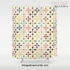 Vintage Daisy Pattern, Mid Century Modern Shower Curtain Offical Vintage Shower Curtain Merch