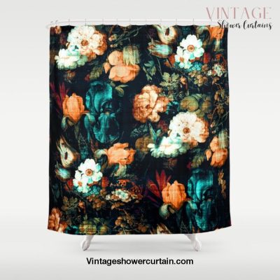 Vintage Floral Shower Curtain Offical Vintage Shower Curtain Merch