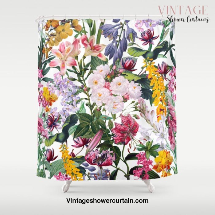 Vintage Garden X Shower Curtain Offical Vintage Shower Curtain Merch