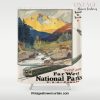 Vintage poster - National parks Shower Curtain Offical Vintage Shower Curtain Merch