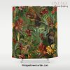 Vintage & Shabby Chic - Green Monkey Banana Jungle Shower Curtain Offical Vintage Shower Curtain Merch