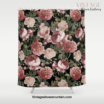 Vintage & Shabby Chic - Lush Victorian Roses Shower Curtain Offical Vintage Shower Curtain Merch