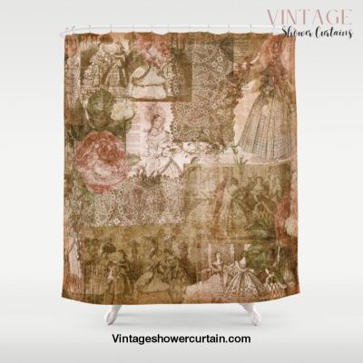 Vintage & Shabby Chic - Victorian ladies pattern Shower Curtain Offical Vintage Shower Curtain Merch