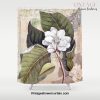 Vintage White Magnolia Shower Curtain Offical Vintage Shower Curtain Merch