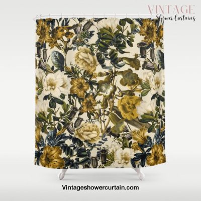 Warm Winter Garden Shower Curtain Offical Vintage Shower Curtain Merch