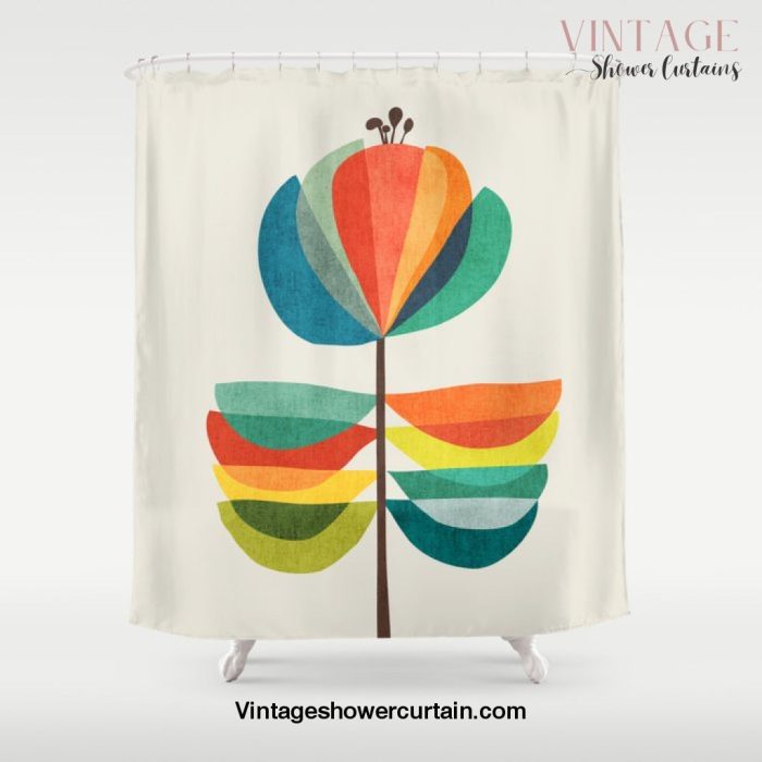 Whimsical Bloom Shower Curtain Offical Vintage Shower Curtain Merch