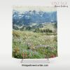 Wildflower Meadow Shower Curtain Offical Vintage Shower Curtain Merch