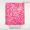 Zebra Print Pink And Orange Zebra Stripes Wild Animal Print Preppy Decor Modern Zebra Pattern Shower Curtain Offical Vintage Shower Curtain Merch